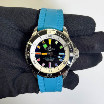 Breitling Superocean 42mm Black Dial Watch Ref# A17375211B2S1 - Happy Jewelers Fine Jewelry Lifetime Warranty