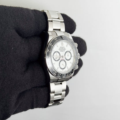 Rolex Daytona 40mm White Dial Watch Ref# 126500LN
