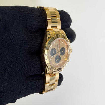 Rolex Daytona 40mm Champagne Dial Watch Ref# 116528 - Happy Jewelers Fine Jewelry Lifetime Warranty