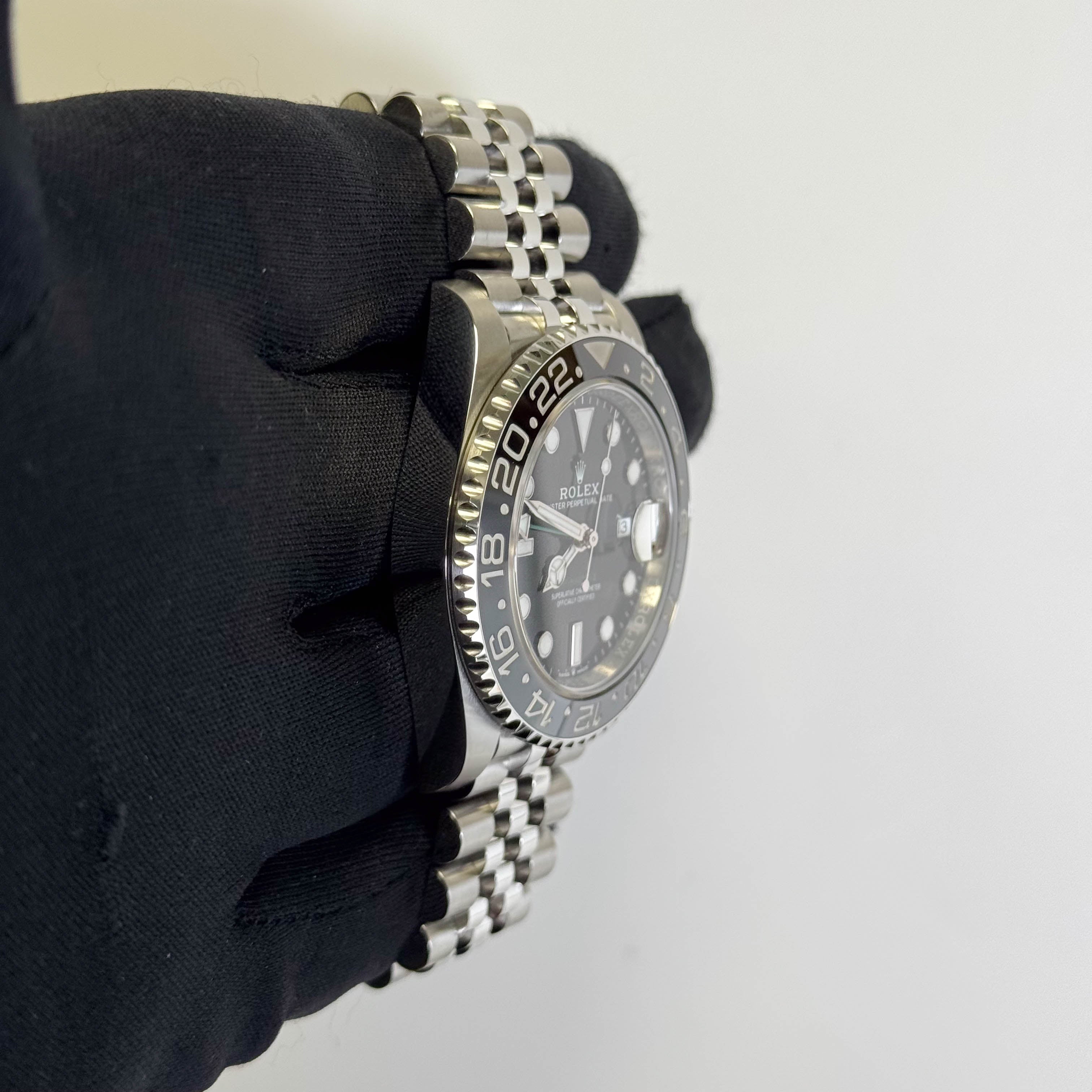 Rolex GMT-Master II 40mm Black Dial Ref# 126710GRNR - Happy Jewelers Fine Jewelry Lifetime Warranty