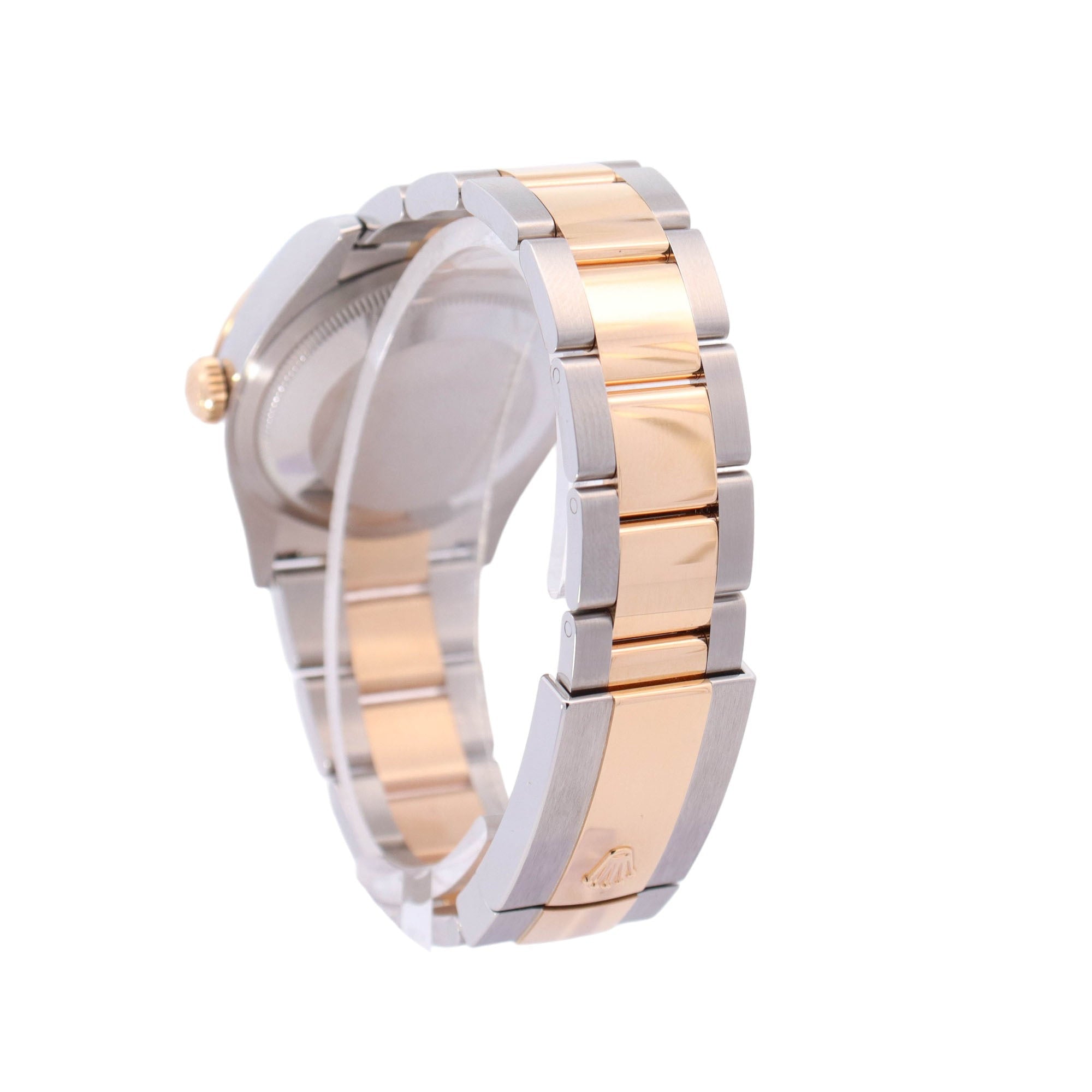 Rolex Datejust 36mm Yellow Gold & Stainless Steel Champagne Palm Stick Dial Watch Reference #: 126233 - Happy Jewelers Fine Jewelry Lifetime Warranty