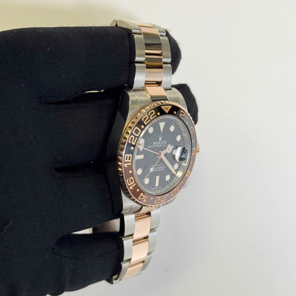 Rolex GMT Master II 40mm Black Dot Dial Watch Ref# 126711CHNR