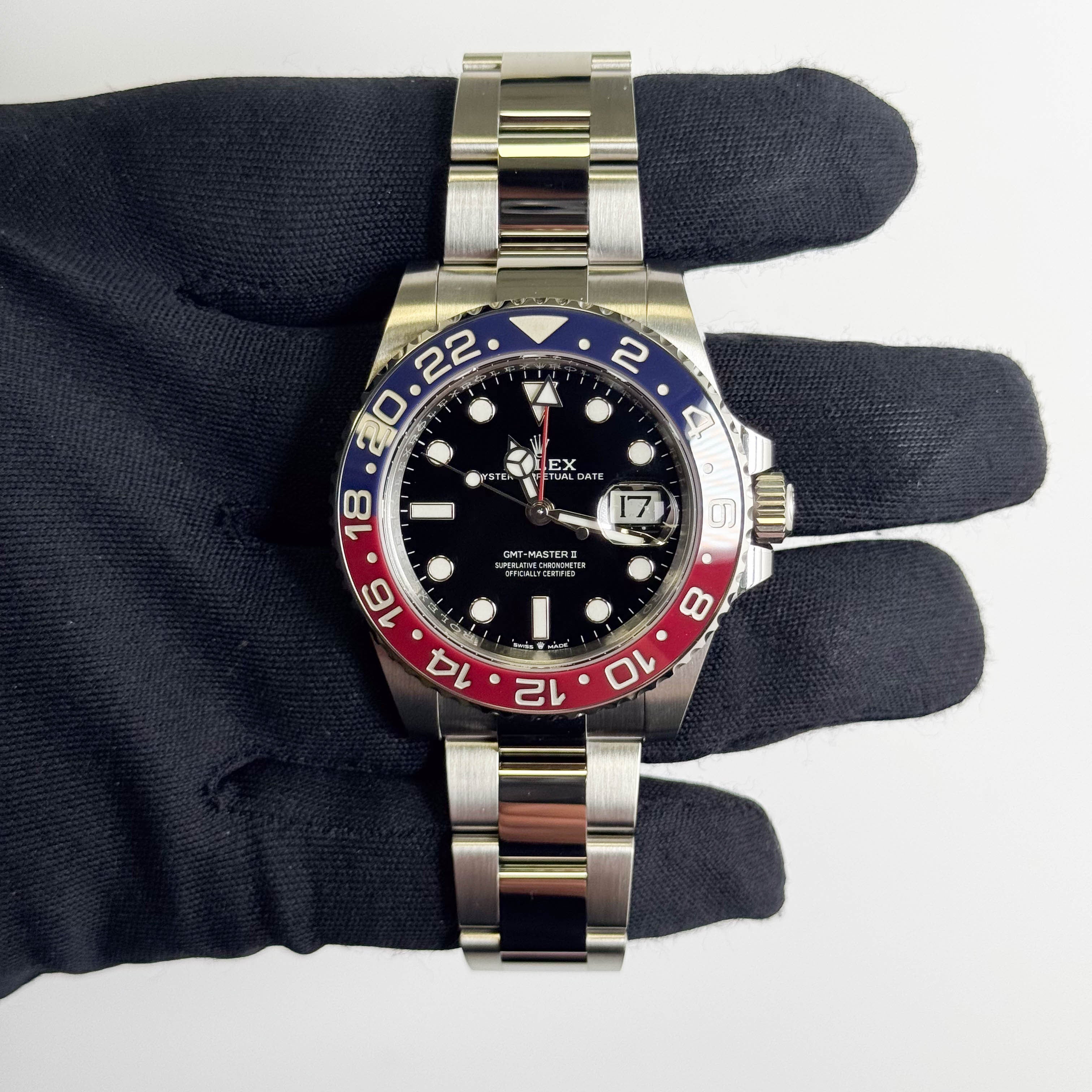 Rolex GMT Master II 40mm Black Dial Watch Ref# 1126710BLRO