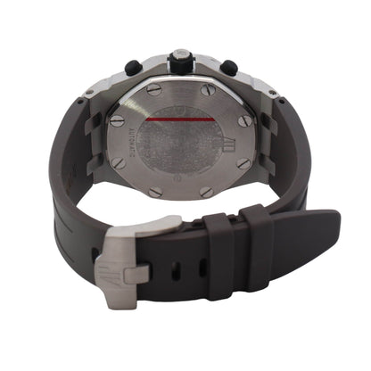 Audemars Piguet Royal Oak Offshore Stainless Steel 42mm White Chronograph Dial Watch Reference #: 26170ST.OO.1000ST.01 - Happy Jewelers Fine Jewelry Lifetime Warranty