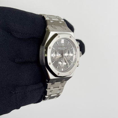 Audemars Piguet Royal Oak 38mm Grey Dial Watch Ref# 26315ST.OO.1256ST.02 - Happy Jewelers Fine Jewelry Lifetime Warranty