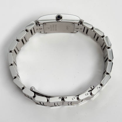 Cartier Tank Stainless Steel 20mm Ivory Dial Watch Ref# W51008Q3 - Happy Jewelers Fine Jewelry Lifetime Warranty