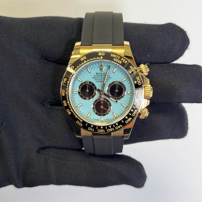 Rolex Daytona 40mm Turquoise Dial Watch Ref# 126518LN