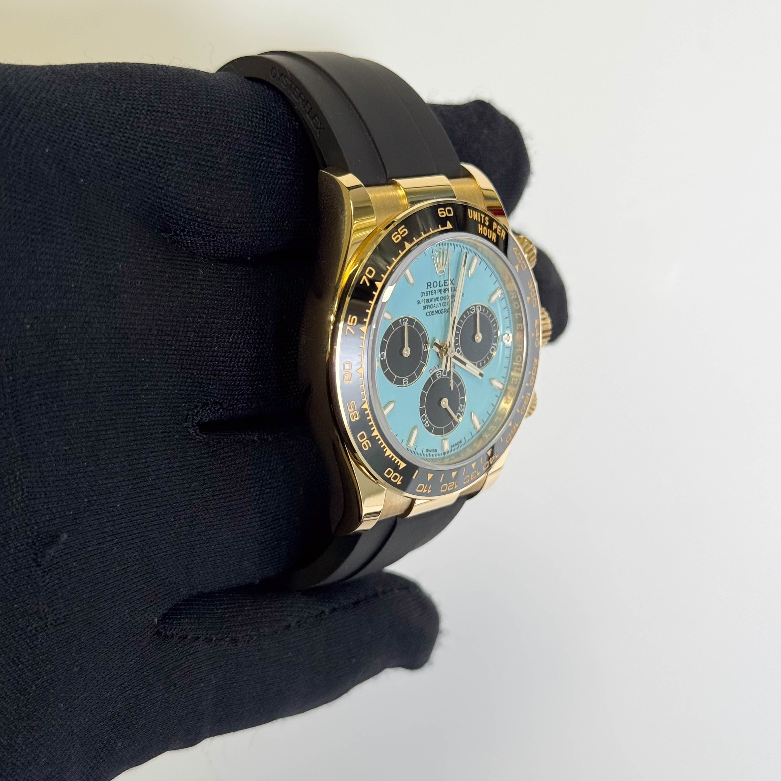 Rolex Daytona 40mm Turquoise Dial Watch Ref# 126518LN