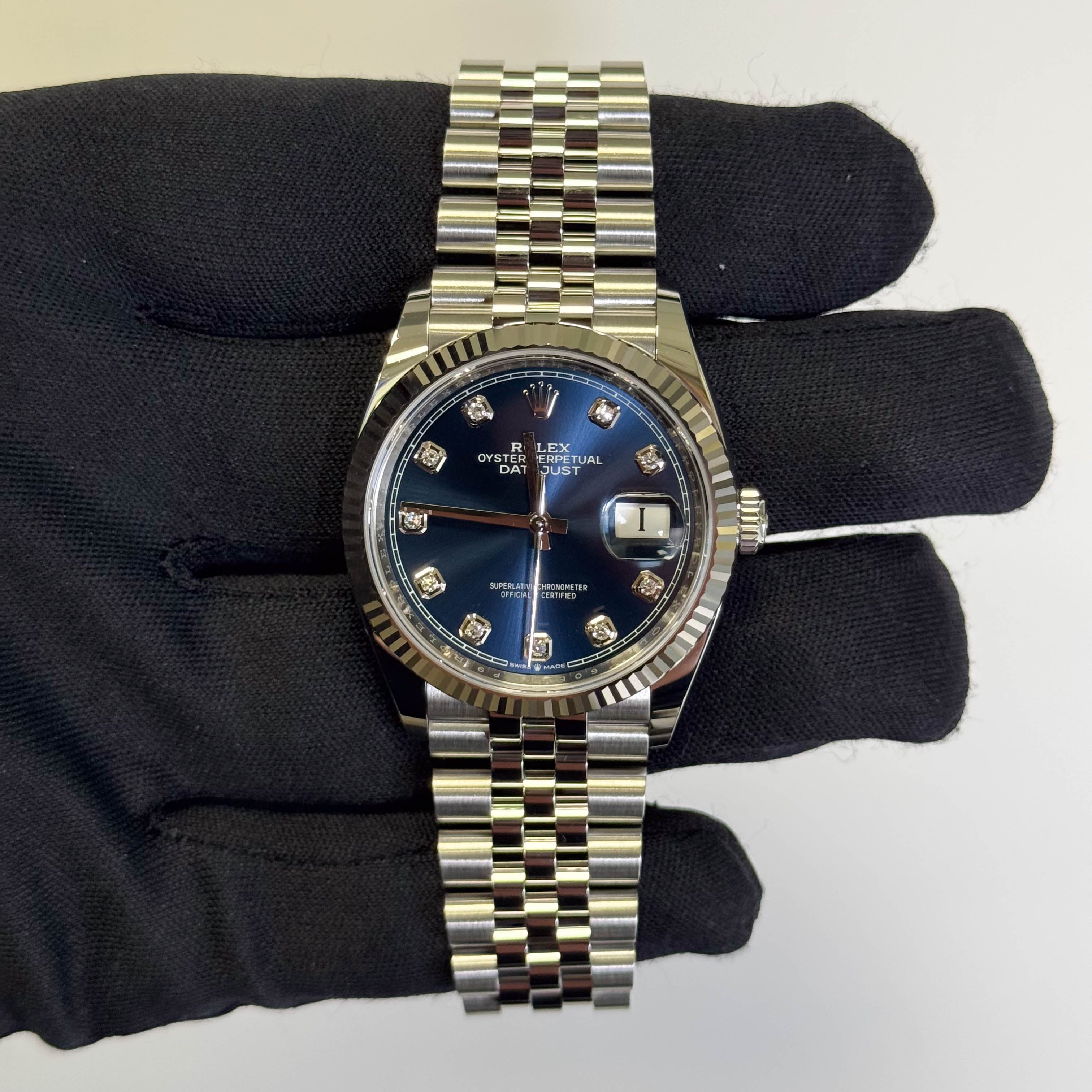 Rolex Datejust 36mm Blue Dial Watch Ref# 126234