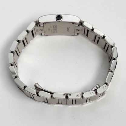 Cartier Tank Stainless Steel 20mm Ivory Dial Watch Ref# W51008Q3 - Happy Jewelers Fine Jewelry Lifetime Warranty