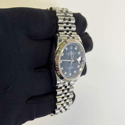 Rolex Datejust 36mm Blue Dial Watch Ref# 126234