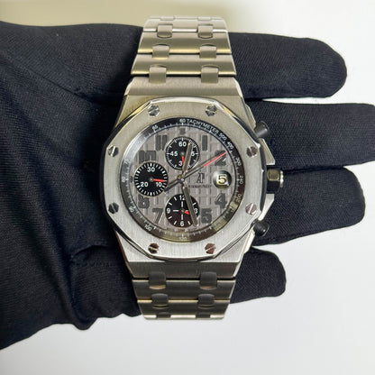 Audemars Piguet Royal Oak 42mm Grey Dial Watch Ref# 26170TI.OO.1000TI.01 - Happy Jewelers Fine Jewelry Lifetime Warranty