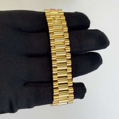 Rolex Day-Date Yellow Gold 40mm Green Dial Watch Ref# 228398TBR - Happy Jewelers Fine Jewelry Lifetime Warranty