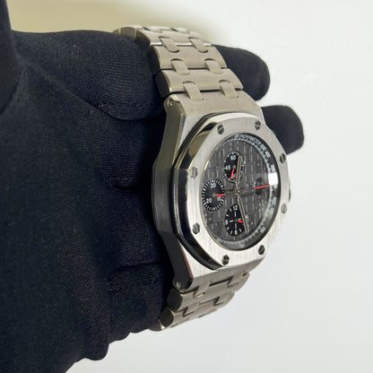 Audemars Piguet Royal Oak 42mm Grey Dial Watch Ref# 26170TI.OO.1000TI.01 - Happy Jewelers Fine Jewelry Lifetime Warranty
