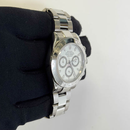 Rolex Daytona 40mm White Dial Watch Ref# 116520