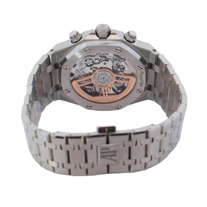 Audemars Piguet Royal Oak Stainless Steel 41mm Blue Chronograph Dial Watch Reference# 26240ST - Happy Jewelers Fine Jewelry Lifetime Warranty