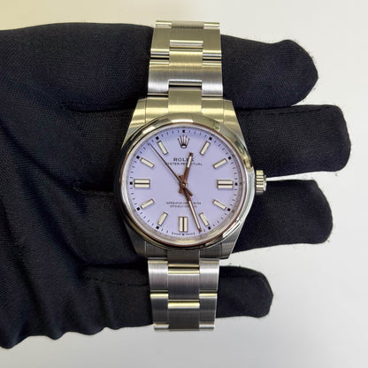 Rolex Oyster Perpetual Lavender 41mm Dial Watch Ref# 134300
