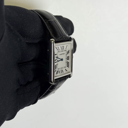 Cartier Tank Solo 35mm White Dial Watch Ref: #W1018355