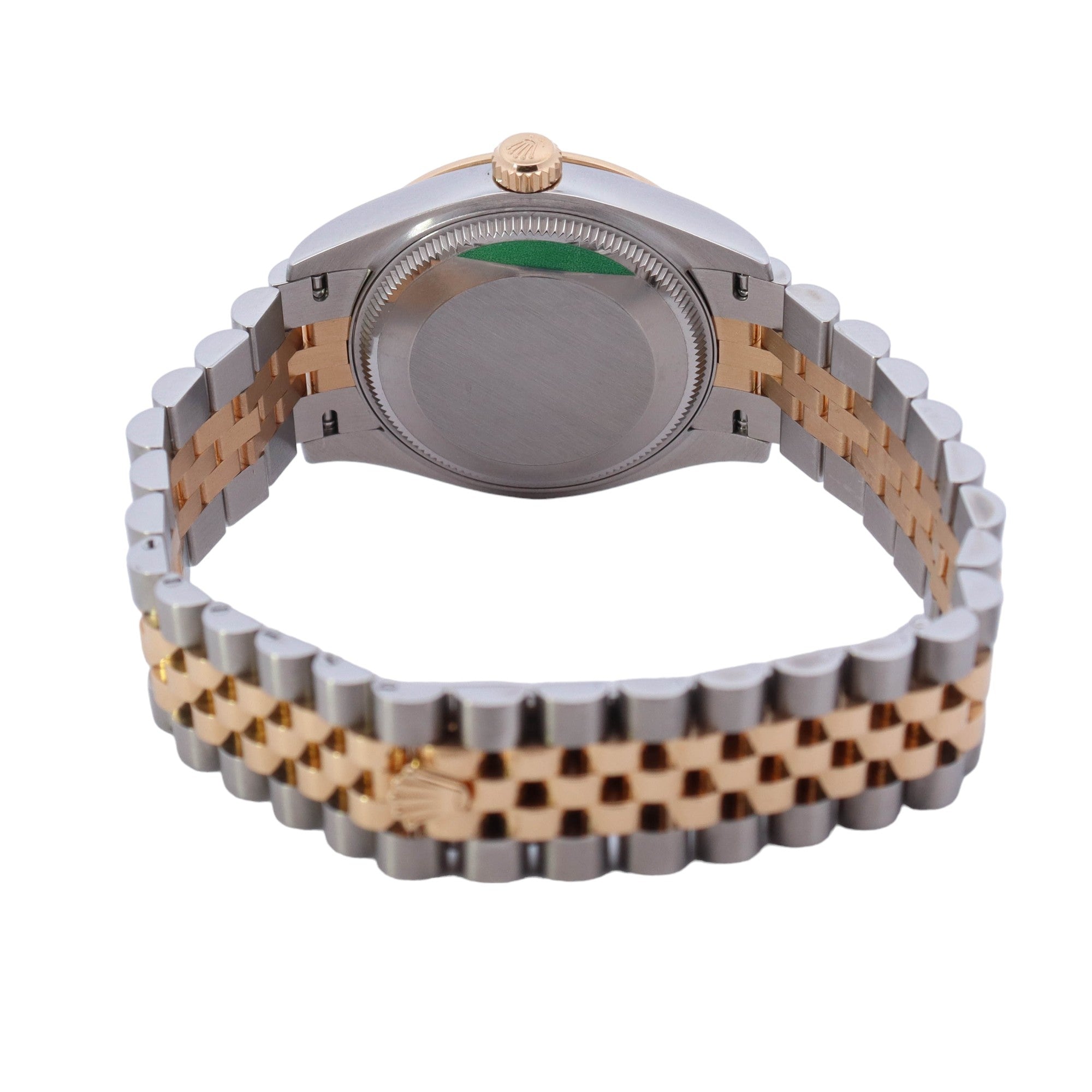 Rolex Datejust Yellow Gold and Stainless Steel 31mm SIlver Diamond Dial Watch Reference #: 278273 - Happy Jewelers Fine Jewelry Lifetime Warranty