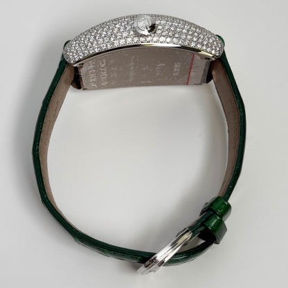 Franck Muller Casablanca 39mm Pave Dial Watch Ref# 7880 SC DT D6CD