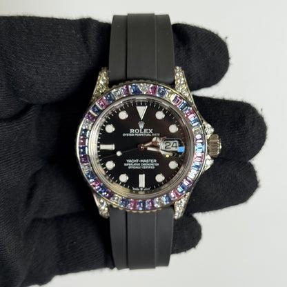 Rolex Yacht-Master 40mm Black Dial Watch Ref# 126679SABR - Happy Jewelers Fine Jewelry Lifetime Warranty