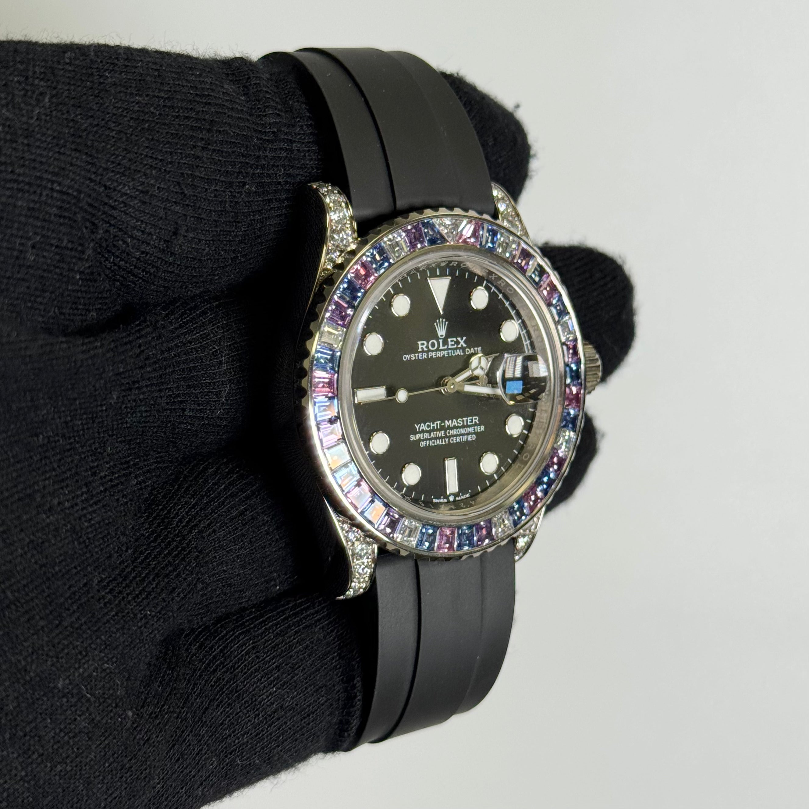 Rolex Yacht-Master 40mm Black Dial Watch Ref# 126679SABR - Happy Jewelers Fine Jewelry Lifetime Warranty