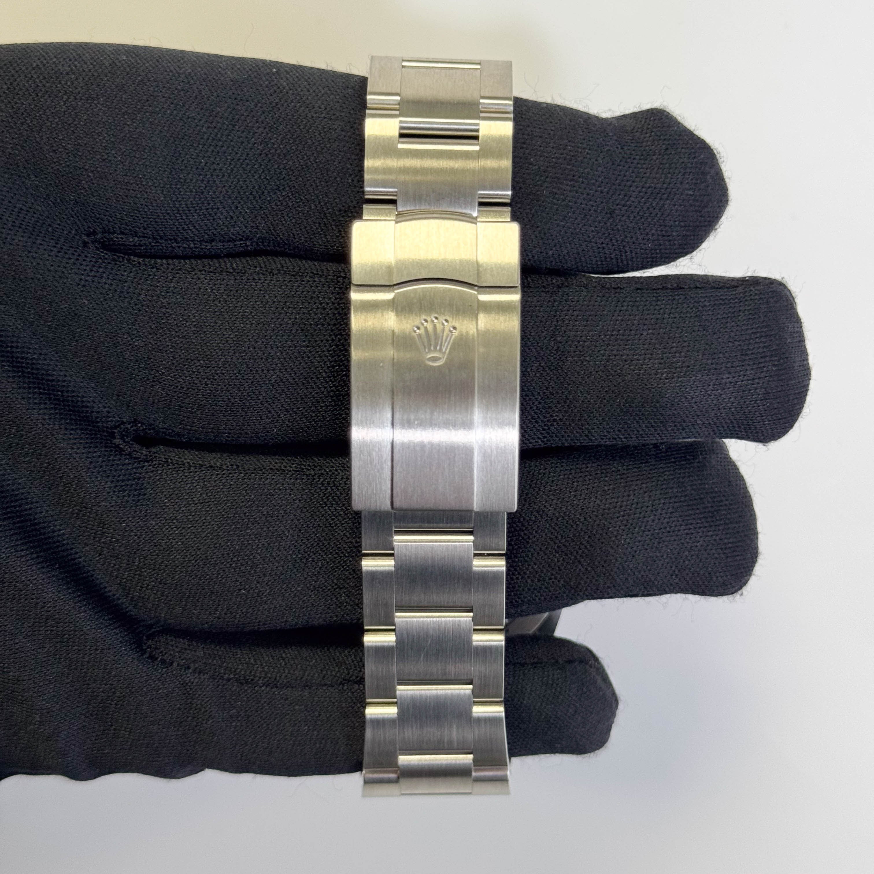 Rolex Oyster Perpetual 41mm Pink Stick Dial Watch Ref# 134300