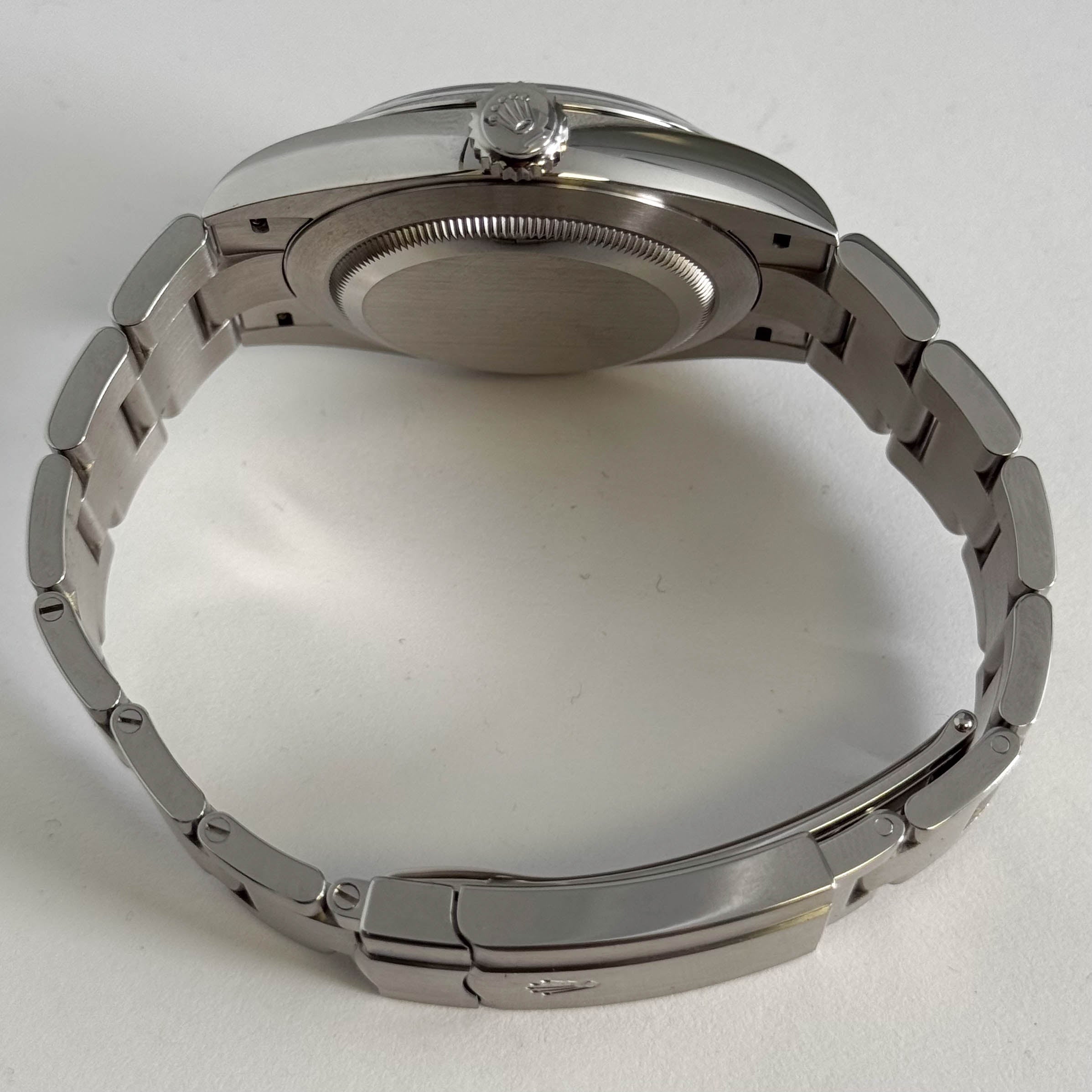 Rolex Oyster Perpetual 41mm Pink Stick Dial Watch Ref# 134300