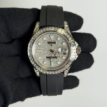 Rolex Yacht-Master 42mm Pave Dial Watch Ref# 226679TBR - Happy Jewelers Fine Jewelry Lifetime Warranty