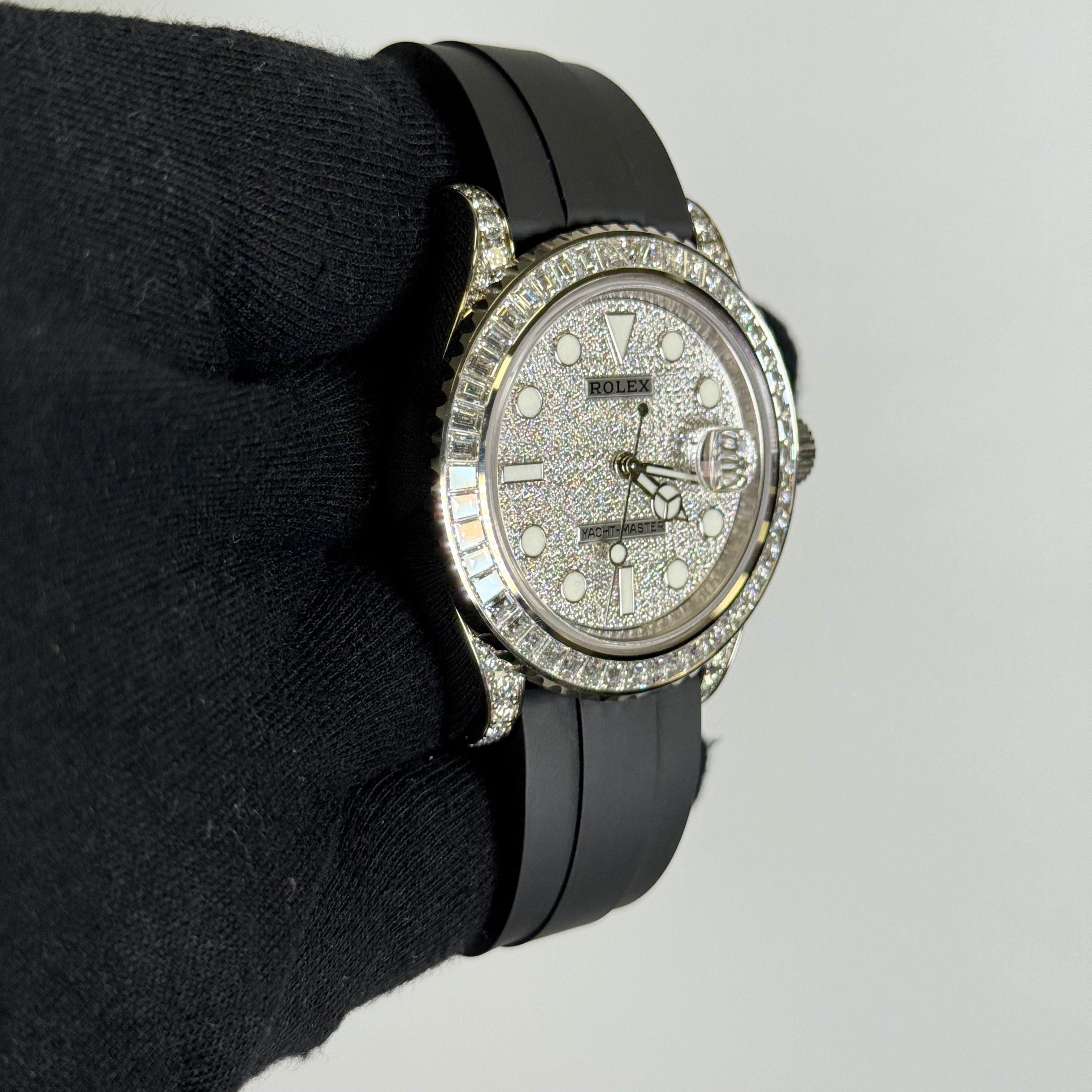 Rolex Yacht-Master 42mm Pave Dial Watch Ref# 226679TBR - Happy Jewelers Fine Jewelry Lifetime Warranty