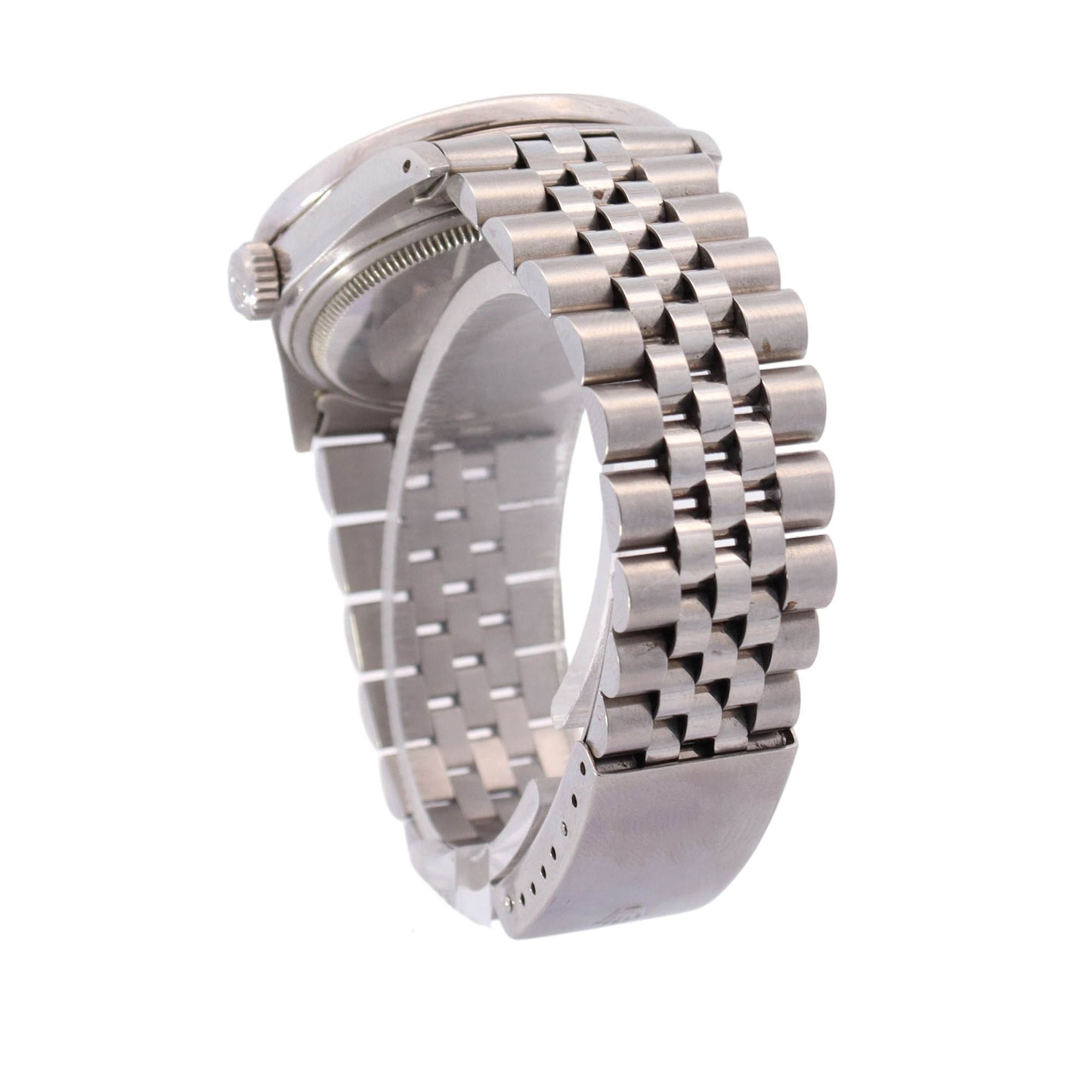 Rolex Datejust Stainless Steel 36mm Silver Stick Dial Watch Reference #: 16234 - Happy Jewelers Fine Jewelry Lifetime Warranty