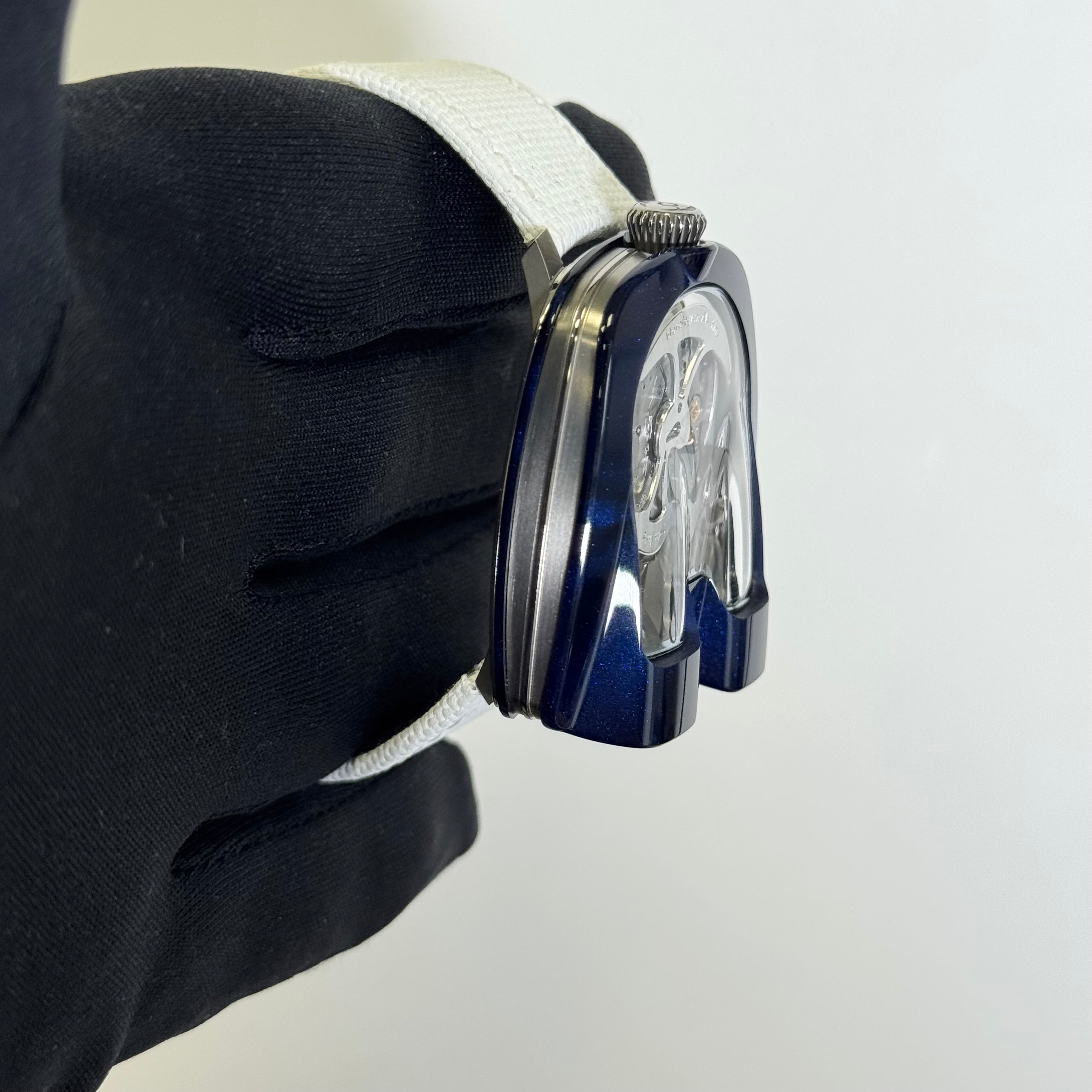 MB & F HM8 Mark 2 Blue Edition  47 x 41.5 mm Skeleton Dial Watch Ref# 82.TL.BU - Happy Jewelers Fine Jewelry Lifetime Warranty