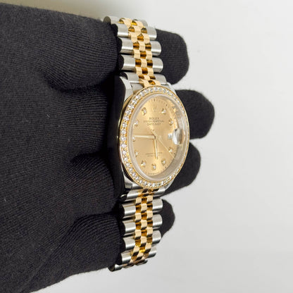 Rolex Datejust 36mm Champagne Dial Watch Ref# 126233