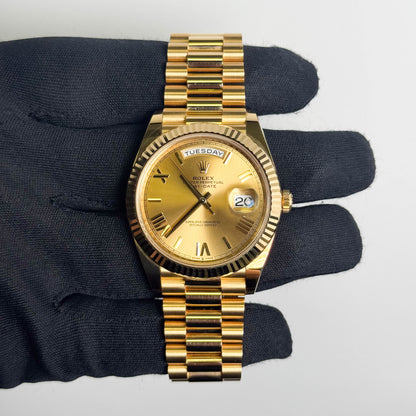 Rolex Day-Date 40mm Champagne Dial Watch Ref# 228238