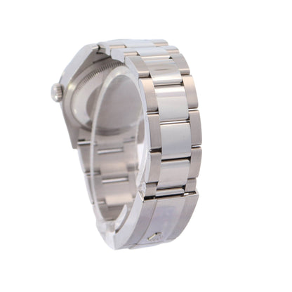 Rolex Datejust Stainless Steel 36mm Blue Stick Dial Watch Reference #: 126200 - Happy Jewelers Fine Jewelry Lifetime Warranty