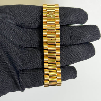 Rolex Day-Date 36mm Silver Dial Watch Ref# 118398