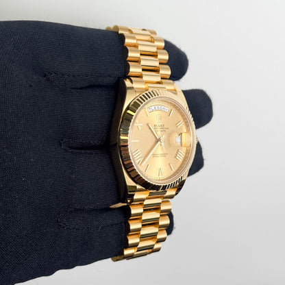 Rolex Day-Date 40mm Champagne Dial Watch Ref# 228238
