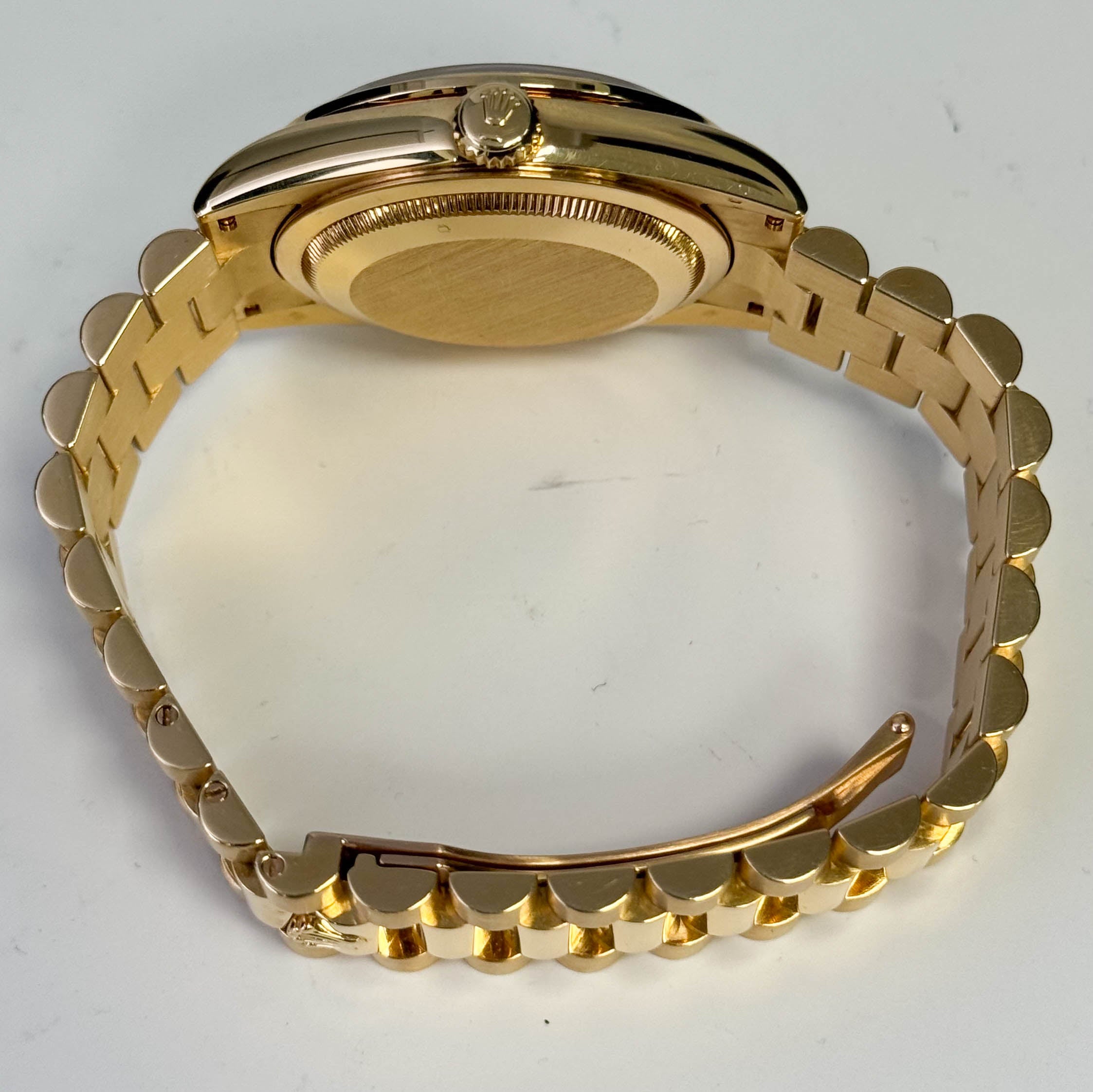 Rolex Day-Date 36mm Silver Dial Watch Ref# 118398