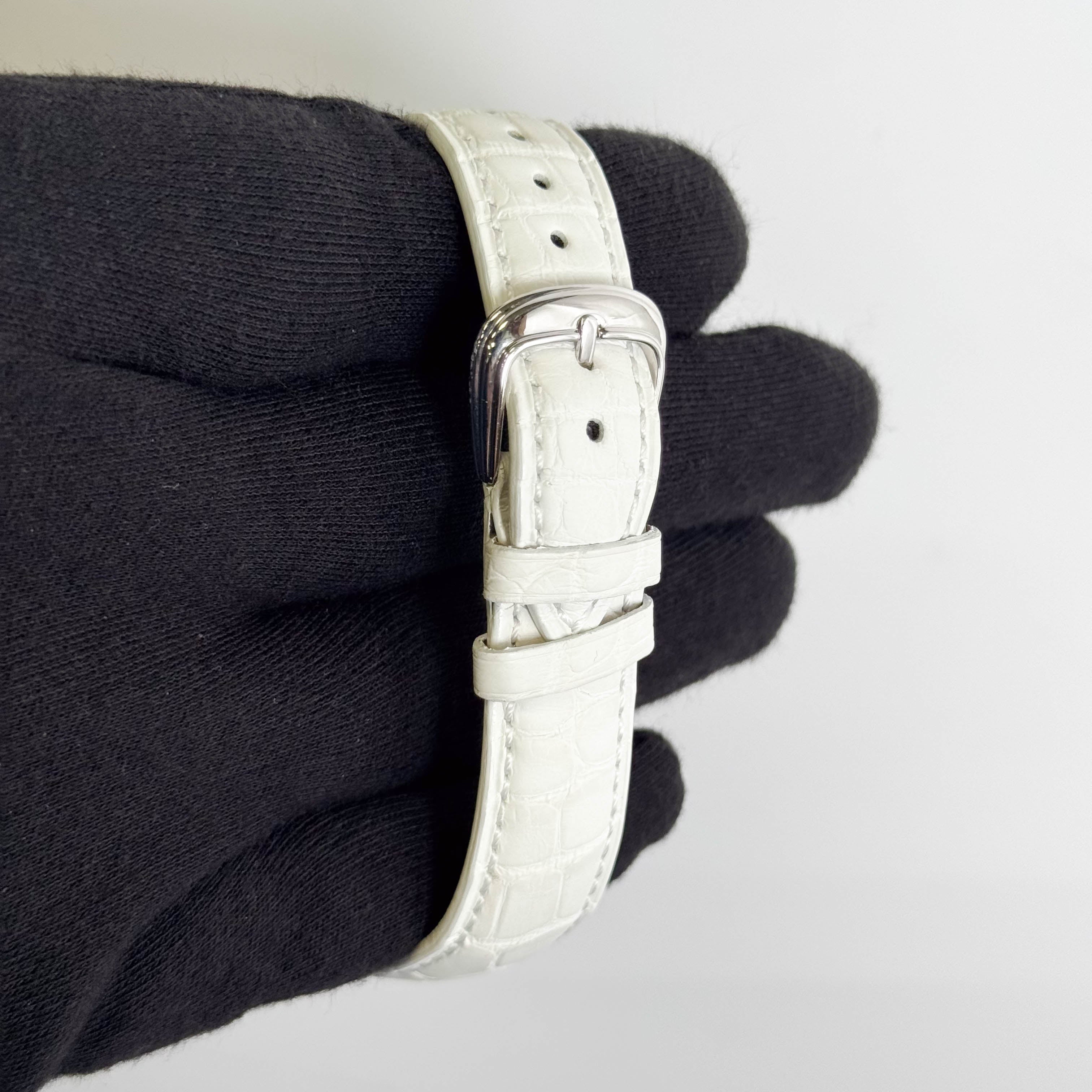 Franck Muller Cintree Curvex 34 x 47mm Silver Chronograph Dial Watch Ref# 6850CCAT