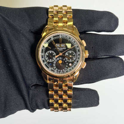 Patek Philippe Perpetual Calendar 41mm Black Dial Watch Ref# 5270/1R-001