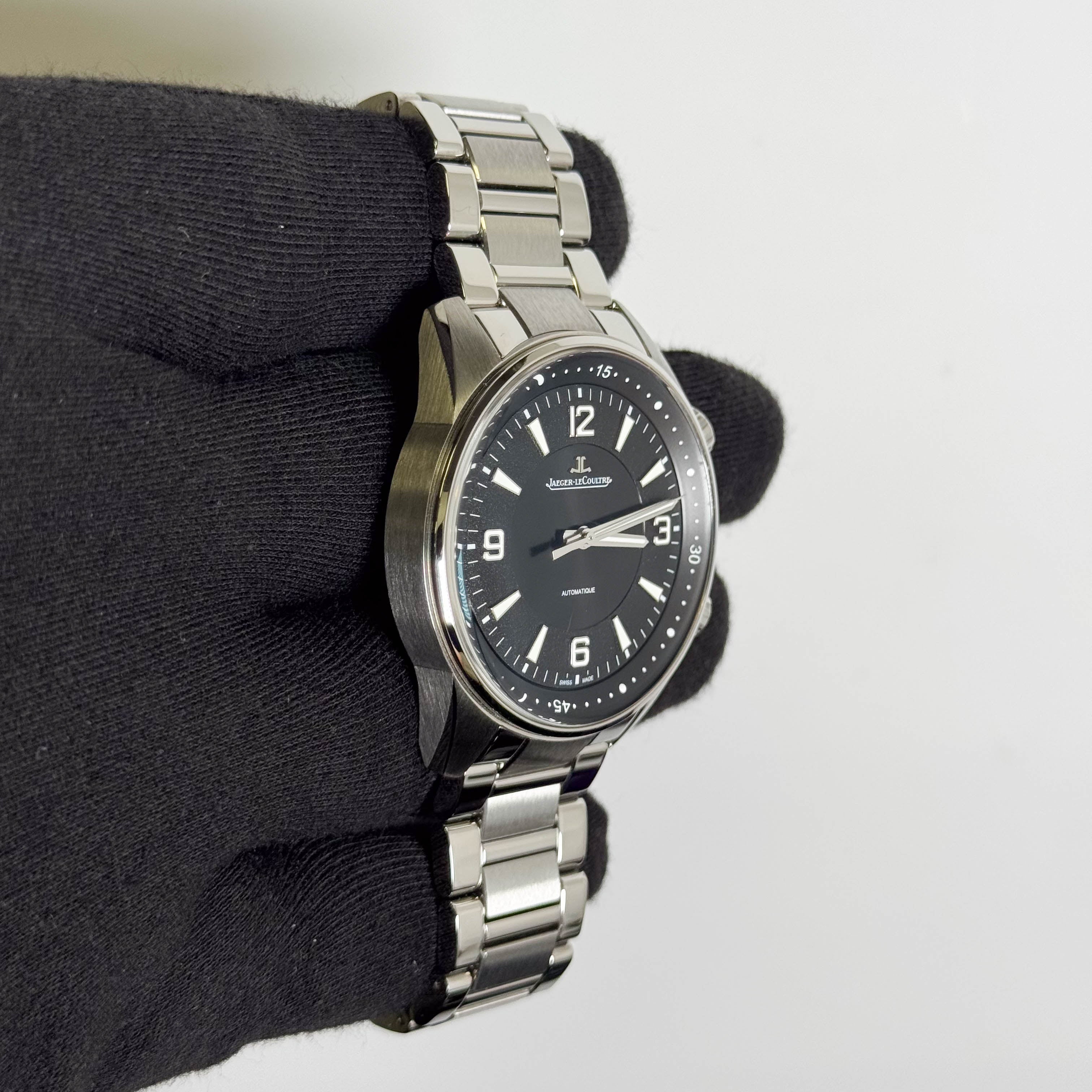 Jaeger LeCoultre Polaris 41mm Black Dial Watch Ref# Q9008170