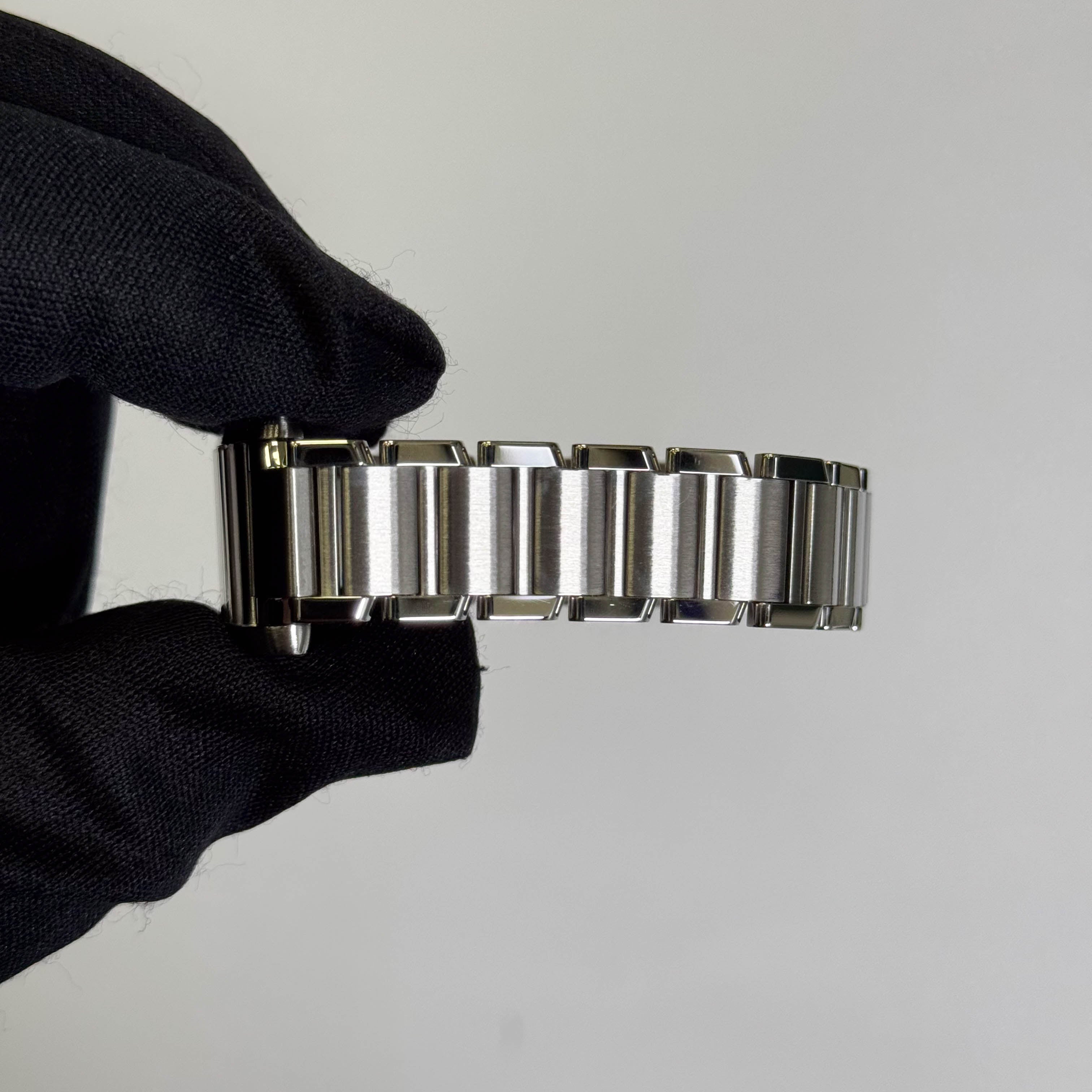 Cartier Tank Stainless Steel 20mm Ivory Dial Watch Ref# W51008Q3 - Happy Jewelers Fine Jewelry Lifetime Warranty