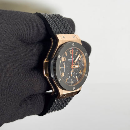 Hublot Big Bang 44mm Black Chronograph Dial Watch Ref# 301.PB.131.RX