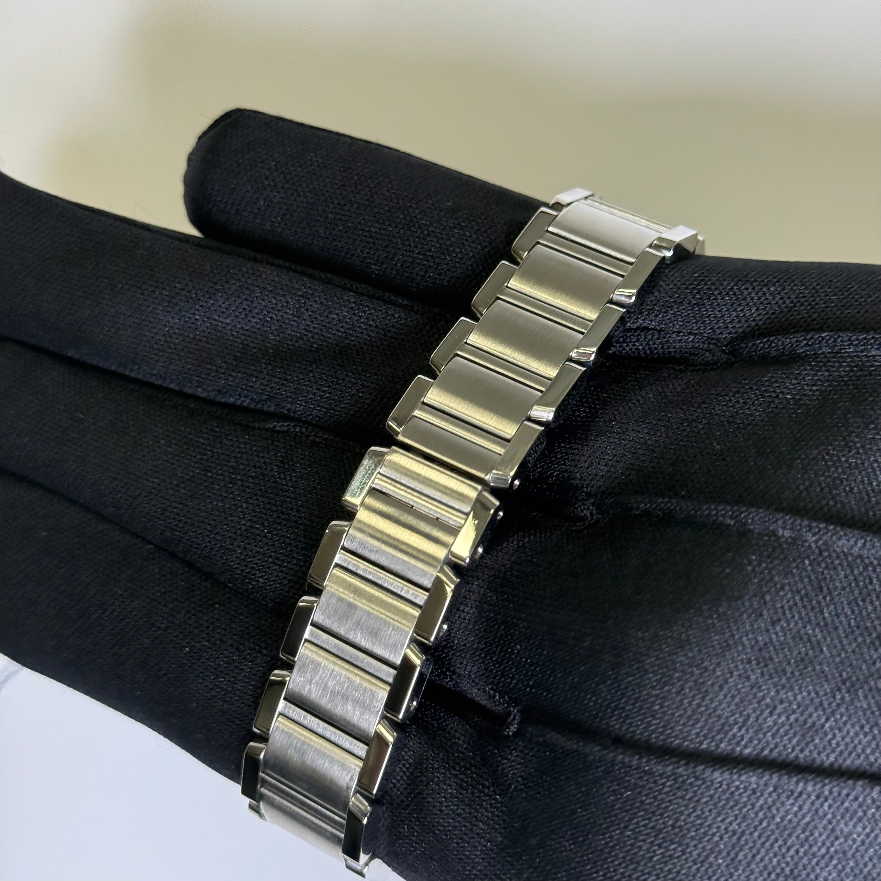 Cartier Tank 20mm Ivory Dial Watch Ref# W51008Q3