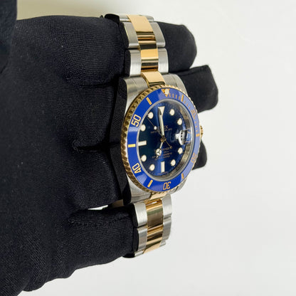 Rolex Submariner 40mm Blue Dial Watch Ref# 116613LB