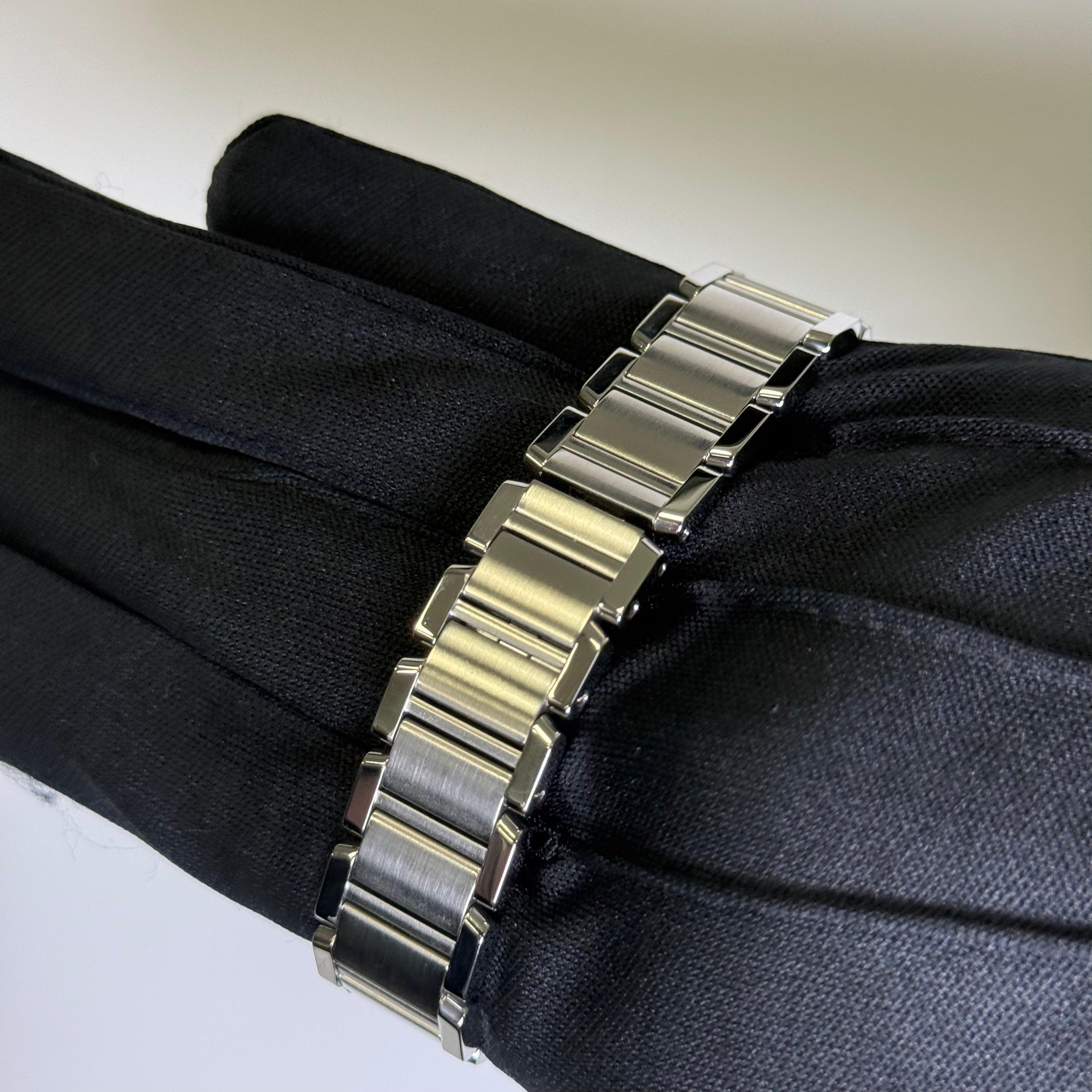 Cartier Tank 20mm Ivory Dial Watch Ref# W51008Q3