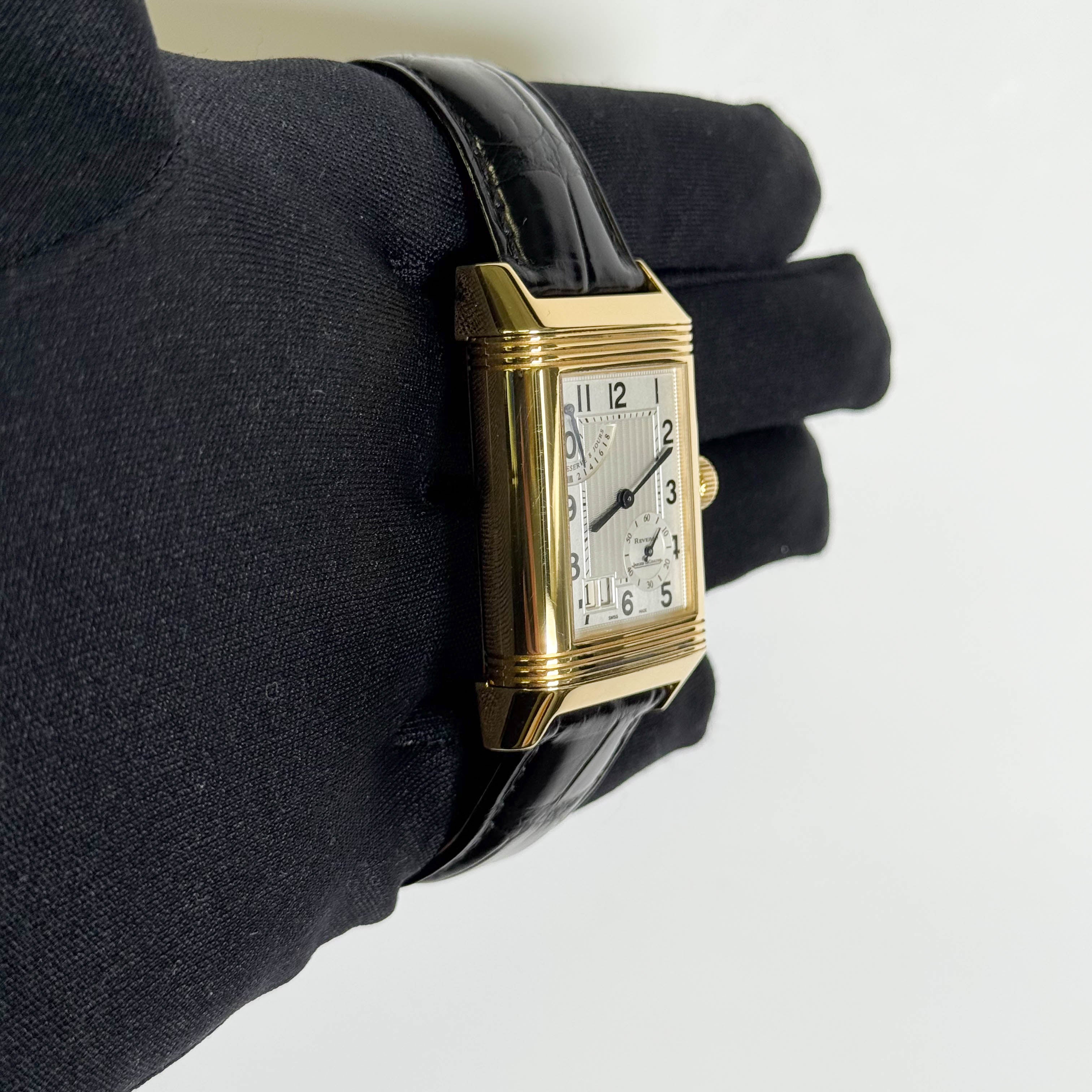 Jaeger-LeCoultre Reverso 47mm White Dial Watch Ref# Q3001420