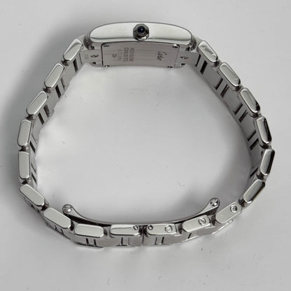 Cartier Tank Stainless Steel 20mm Ivory Dial Watch Ref# W51008Q3 - Happy Jewelers Fine Jewelry Lifetime Warranty