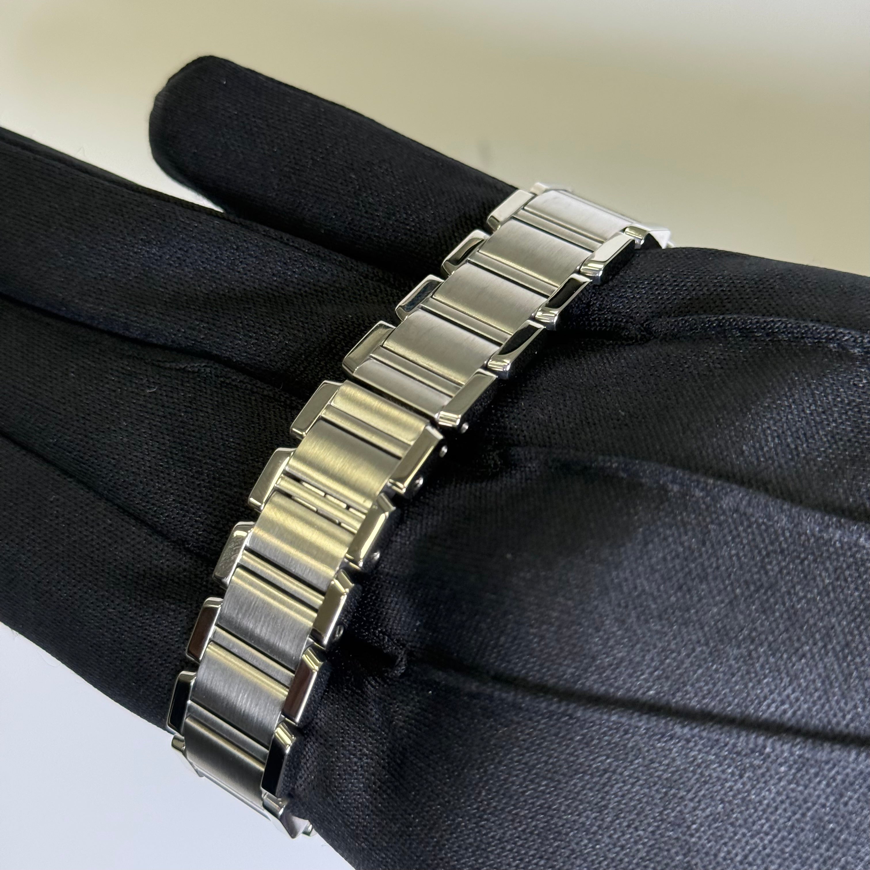 Cartier Tank 20mm Ivory Dial Watch Ref# W51008Q3