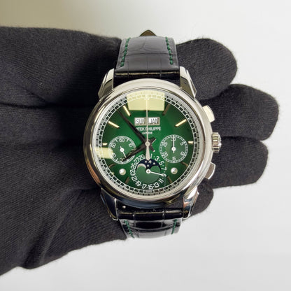 Patek Philippe Grand Complications 41mm Green Dial Watch Ref# 5270P-014